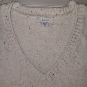 PUREJILL V NECK PULLOVER SWEATER